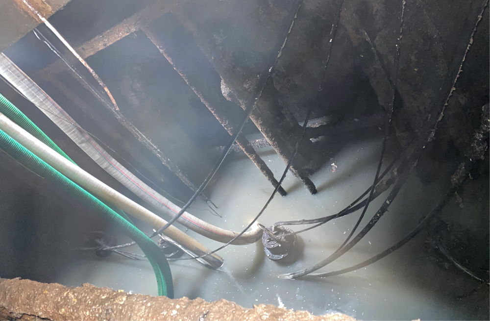 272湖熟商城污水池清运